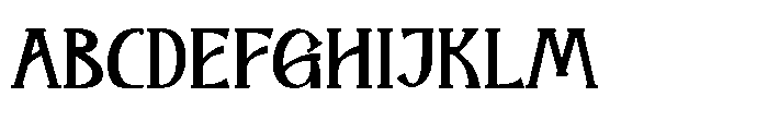 The Folk Moonlight Clean Font UPPERCASE