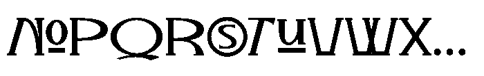 The Folk Moonlight Clean Font LOWERCASE