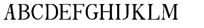 The Foriene Serif Regular Font UPPERCASE