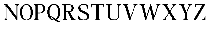 The Foriene Serif Regular Font UPPERCASE