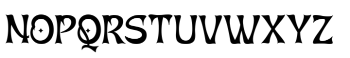 The Fosyek Regular Font UPPERCASE