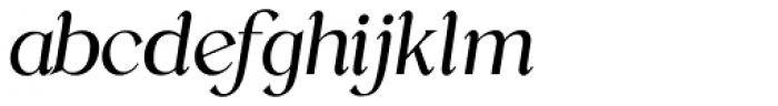 The Fudge Sleek Italic Font LOWERCASE
