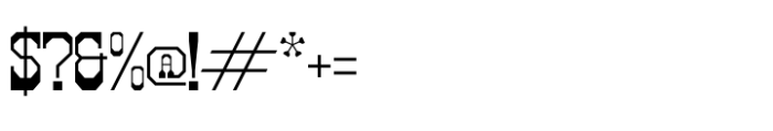 The Gasone Regular Font OTHER CHARS