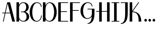 The Gathon Regular Font UPPERCASE