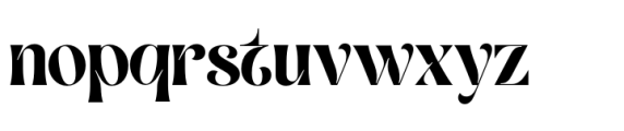 The Gilleri Regular Font LOWERCASE