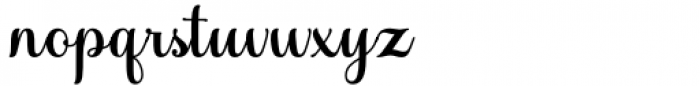 The Glisten Script  Regular Font LOWERCASE