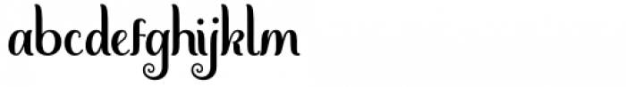 The Glisten Script  Sans Font LOWERCASE