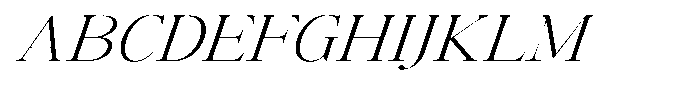 The Glow Makers Expanded Italic Font UPPERCASE
