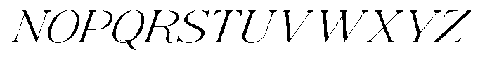 The Glow Makers Expanded Italic Font UPPERCASE