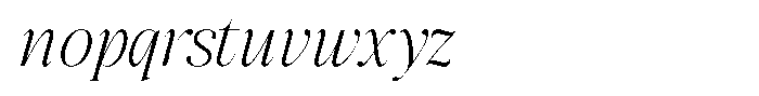 The Glow Makers Italic Narrow Font LOWERCASE