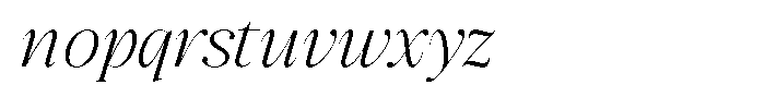 The Glow Makers Italic Font LOWERCASE