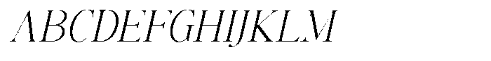 The Glow Makers Oblique Narrow Font UPPERCASE