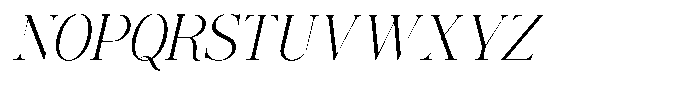 The Glow Makers Oblique Narrow Font UPPERCASE