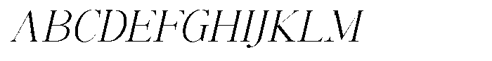 The Glow Makers Oblique Font UPPERCASE