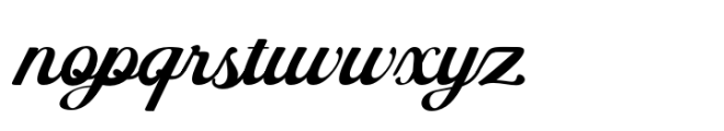 The Grandia Font LOWERCASE