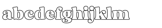The Haniley Retro Serif Outline FONT