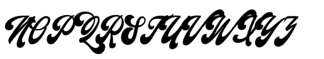 The Harley Queen Regular Font UPPERCASE