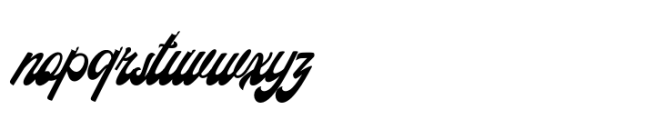The Harley Queen Regular Font LOWERCASE