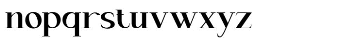 The Heverly Serif  Medium Font LOWERCASE
