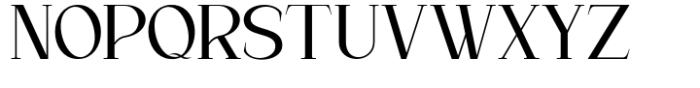 The Heverly Serif  Regular Font UPPERCASE