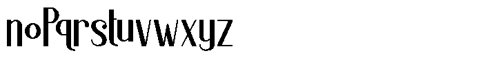 The Hilarious Font LOWERCASE