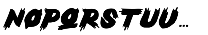 The Hoods Brother Brush Font LOWERCASE