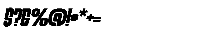 The Horison Italic Bold Font OTHER CHARS