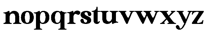The Jastin Black Font LOWERCASE