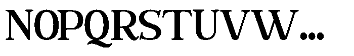 The Jastin Bold Font UPPERCASE
