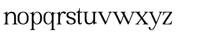 The Jastin Light Font LOWERCASE