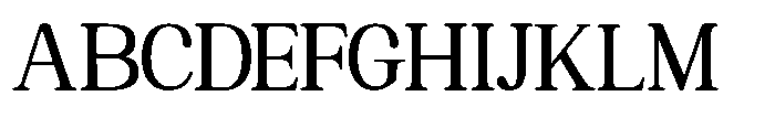 The Jastin Medium Font UPPERCASE