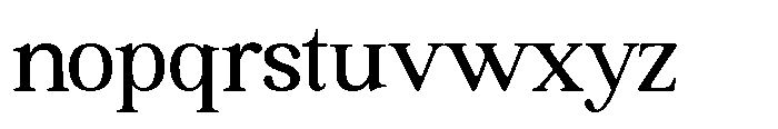 The Jastin Medium Font LOWERCASE