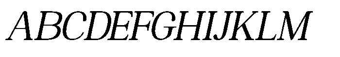 The Jastin The Jasthin Variable Thin Oblique Font UPPERCASE