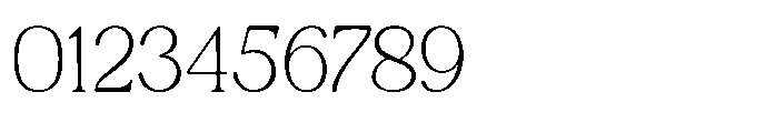 The Jastin Thin Font OTHER CHARS