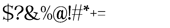 The Jastin Variable Thin Font OTHER CHARS