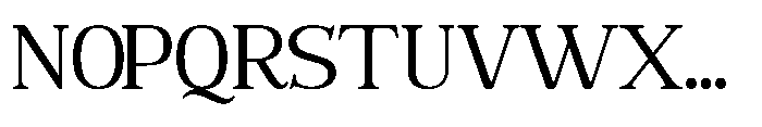 The Jastin Variable Thin Font UPPERCASE