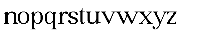 The Jastin Variable Thin Font LOWERCASE