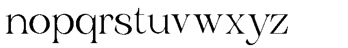 The Jorway Regular Font LOWERCASE