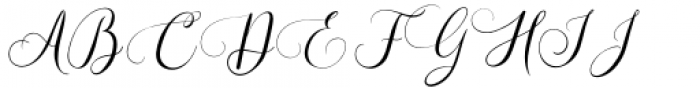The Julayna Regular Font UPPERCASE