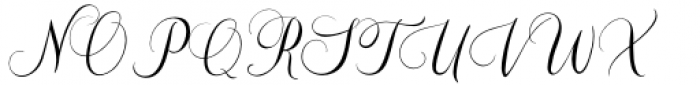 The Julayna Regular Font UPPERCASE