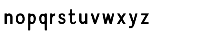 The KANE Font LOWERCASE