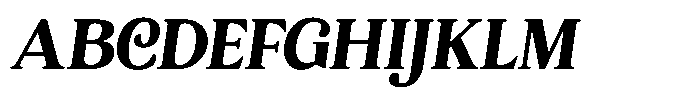 The Kalliagi Italic Font UPPERCASE