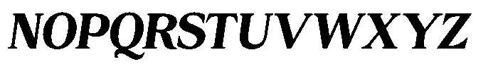 The Kalliagi Italic Font UPPERCASE