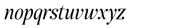 The Kayla Editorial Condensed Italic Font LOWERCASE