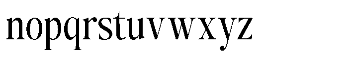 The Kayla Editorial Condensed Font LOWERCASE
