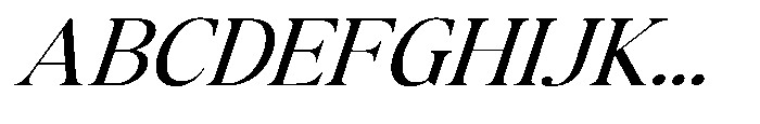 The Kayla Editorial Expanded Italic Narrow Font UPPERCASE