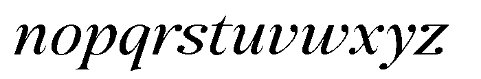 The Kayla Editorial Expanded Italic Narrow Font LOWERCASE
