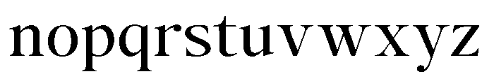 The Kayla Editorial Expanded Font LOWERCASE