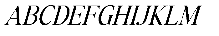 The Kayla Editorial Italic Narrow Font UPPERCASE