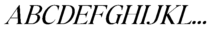 The Kayla Editorial Italic Font UPPERCASE